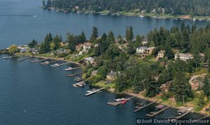 Evergreen Point Aerial in Medina, Washington