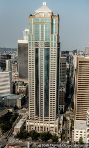 Fairmont Olympic Hotel Aerial