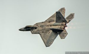 Lockheed Martin F-22 Raptor Flyiing at Seattle Seafair