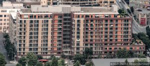 Rollin Street Flats Apartments Building Aerial