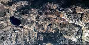 Sawtooth Lake Aerial in Sawtooth Mountains