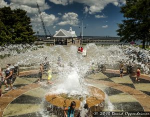 Fountain at Waterfront Park in Charleston