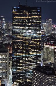 200 Clarendon Street - John Hancock Tower in Boston at Night