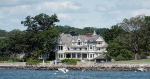 Reuben Mark's Belle Haven Waterfront Estate at 74 Harbor Drive, Greenwich, Connecticut