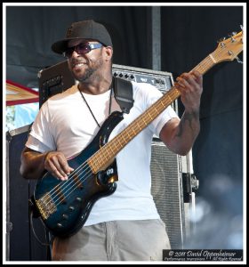 Aaron Bellamy with the Sam Kininger Band at Gathering of the Vibes