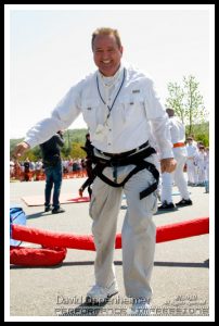 Rocketman Jet Pack flight by Howard Kinnie Gibson at Actionfest Film Festival Stunt Show at Carolina Cinemas