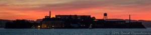 Alcatraz Island at Sunset