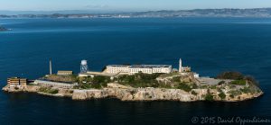 Alcatraz Island Federal Penitentiary Aerial