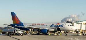 Allegiant Air Airbus A320-214 Jet at Asheville Regional Airport