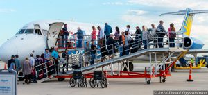 Allegiant Air Passengers Boarding Jet