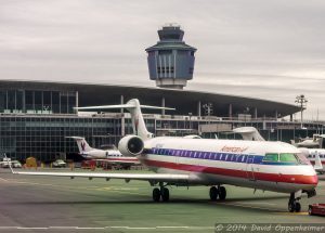 American Airlines Jet Plane at LaGuardia Airport