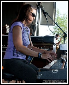 Amy Bowles with the Sam Kininger Band at Gathering of the Vibes