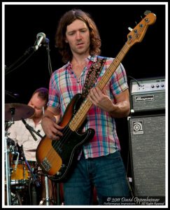 Andrew Altman with Railroad Earth at Bonnaroo 2011