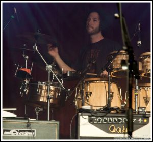 Andy Farag with Umphrey's McGee at the Warren Haynes Christmas Jam Pre-Jam - Xmas Jam 2010