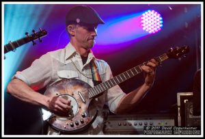 Andy Pond on Banjo with Yonder Mountain String Band