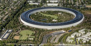 Apple Park Building Apple Inc Headquarters Aerial