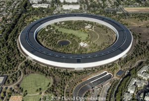 Apple Park Building Apple Inc Headquarters Aerial