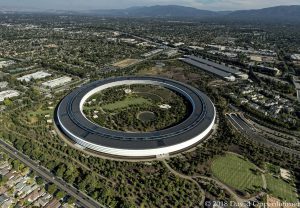 Apple Park Building Apple Inc Headquarters Aerial