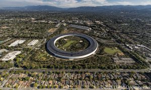 Apple Park Building Apple Inc Headquarters Aerial