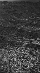 Asheville Aerial Photo w. Mountains