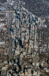 Midtown Atlanta, Georgia Skyline Aerial View