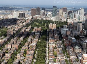 Back Bay Boston Real Estate Aerial