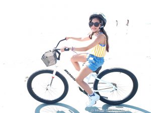 Bicycle Ride on the Beach at Wild Dunes Resort on Isle of Palms