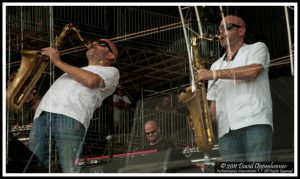 Ben Ellman with Galactic at Bonnaroo