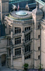 Spiral Staircase at Biltmore Estate - Aerial Photo of Biltmore House