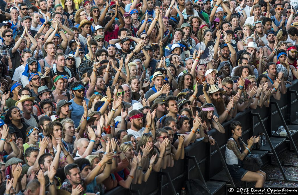 Bonnaroo Music Festival Crowd