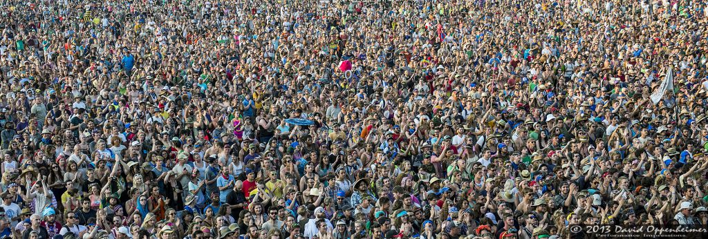 Bonnaroo Music Festival Crowd