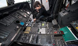 Cockpit of Sikorsky UH-60 Black Hawk Helicopter Instrument Panel