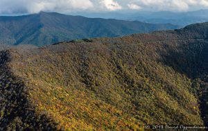 Blue Ridge Parkway with Autumn Colors