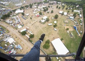 Bonnaroo Music Festival Aerial View