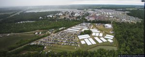 Bonnaroo Music Festival Aerial View