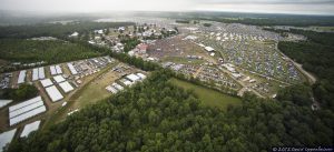 Bonnaroo Music Festival Aerial View