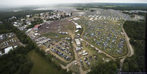 Bonnaroo Music Festival Aerial View