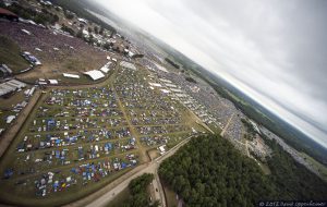 Bonnaroo Music Festival Aerial View