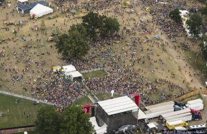 Bonnaroo Music Festival Aerial View