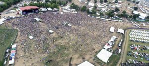 Bonnaroo Music Festival Aerial View