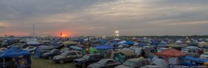 Bonnaroo Music Festival at Sunset