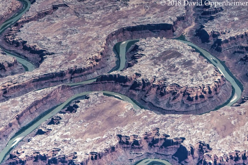 Bowknot Bend on Green River in Utah