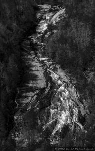 Bridal Veil Falls Waterfall in DuPont State Forest NC