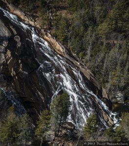 Bridal Veil Falls Waterfall in DuPont State Forest NC