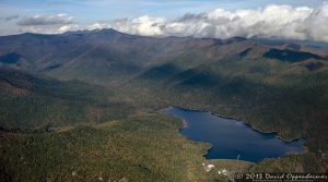 Burnett Reservoir and the Asheville Watershed in the Blue Ridge Mountains