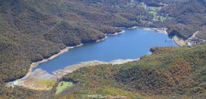 Burnett Reservoir Buncombe County NC aerial view 9091 scaled