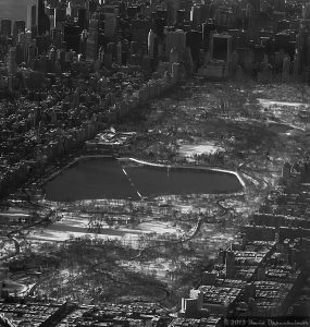 Central Park in New York City Aerial Photo