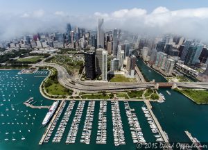 Chicago Skyline Aerial Photo