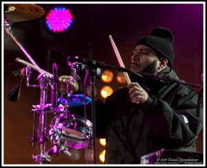 Patrick Gemayel (P-Thugg) with Chromeo at Moogfest