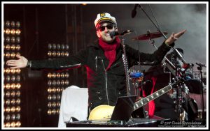 David Macklovitch (Dave 1) with Chromeo at Moogfest